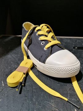 LACES n°E 80/110/150 cm 31.5/43.3/59 inch Yellow Sneakers Tennis Trainers Cool Original Style Look