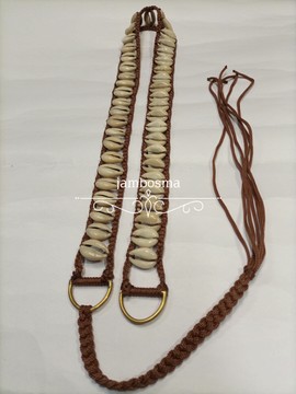 Cowrie shell belt, African hipster belts, Masai shell belt