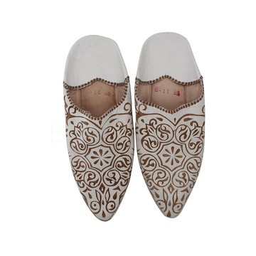 Ballerine en cuir véritable fait main