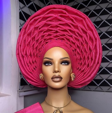 Cravate Auto Gele (Rose)