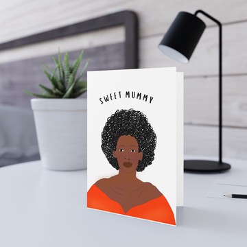 Sweet Mummy Card | Birthday Card for Mum, Mother, Mummy from Son, Daughter or Family
