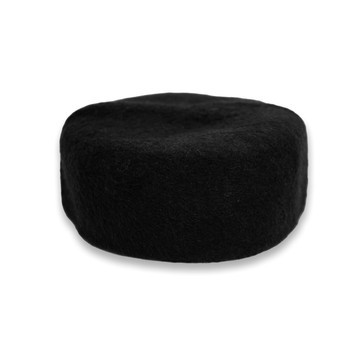 Tunisian Chechia In Black Wool