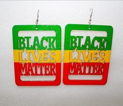 BOSS wooden earrings