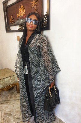 Robe longue kimono exquise pour femme africaine| Mariages/Occasions spéciales| Vêtements pour femmes
