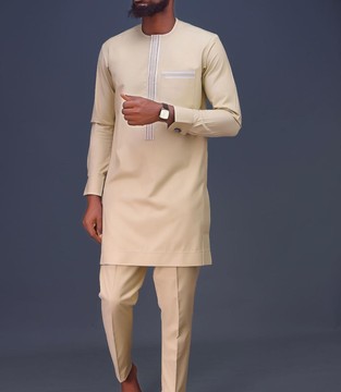 Teal African Suit for Men | Dashiki Men's Clothing
