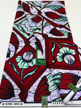 Original VLISCO Super Wax fabric/ Dutch Wax/ Hollandais Wax