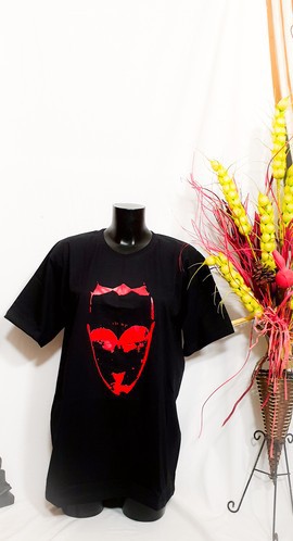 T shirt egouo ( version black red)