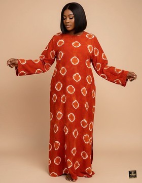 Terracotta Maxi Kaftan