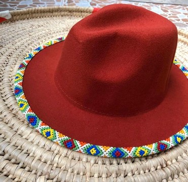 Chapeau Fedora, fedora perlé, chapeau de plage, chapeau d'été