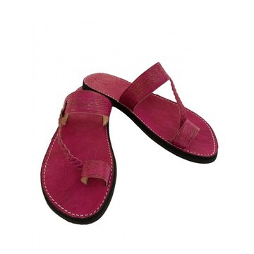 Sandale féminine en cuir pour plage