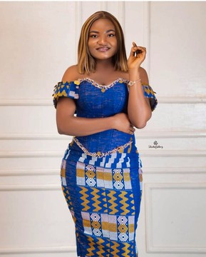 Mid length Kente Dress