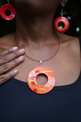 LIGHT19-03: CREW NECKLACE SET WITH ARTWORK + BO