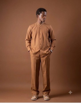 2 pieces with button shirt