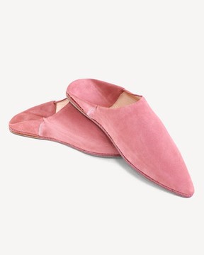 Babouche en cuir original fait main