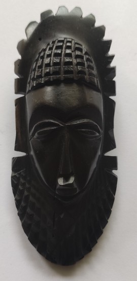 Ebony wood bottle opener African mask - bottle opener