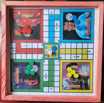 Ludo Jeu Fait Main Bois Cameroun