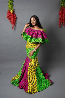 Robe longue imprimée Ankara, robe de bal sirène évasée africaine, vêtements pour femmes Ankara, robes africaines