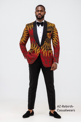 Ankara two-piece suit