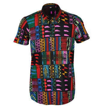 Chemise à imprimé africain Legend