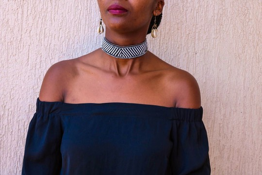 African beaded Choker necklace, Maasai beaded choker, Choker necklace, Tribal necklace