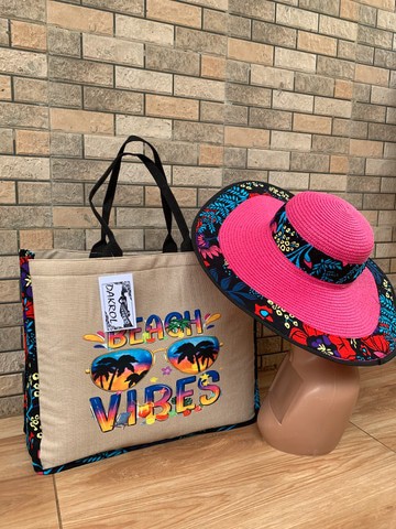 Tote bag and matching hat