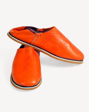 Genuine genuine leather slippers