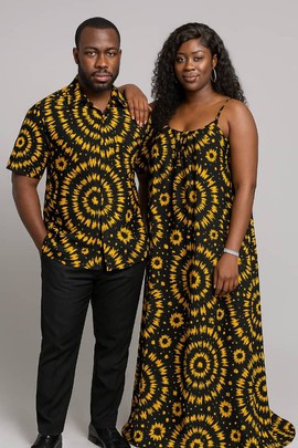Ankara  Couple  dresses women's Ankara Couple dress  men's