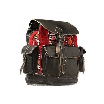 BIG SALE! Genuine Leather Backpack  Handmade by Cuiroma Craftsmen in Morocco