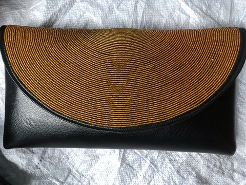 Beaded Clutch bag/evening purse/beaded purse/handmade beaded clutch bag
