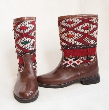 Grande Vente! Bottes en cuir véritable artisanale fait main par des artisans du Maroc