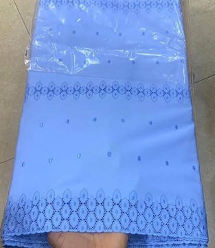 Blue Luxury polish lace, Men fabrics(6 yards)