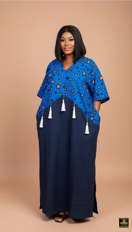 Starry Night Tassel Kaftan