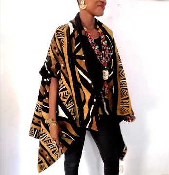 Afro kimono bogolan