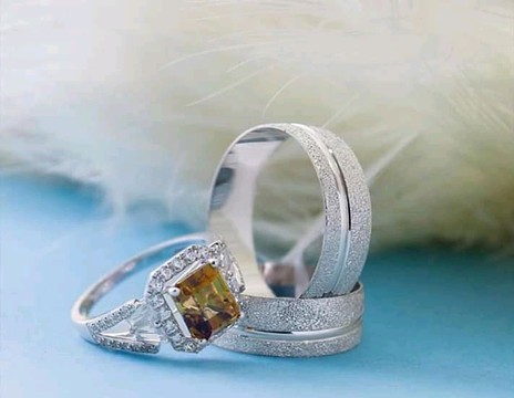 3pcs pearl vintage Zirconia design/Shiny dainty ring/gift for him and her/Shiny Silver