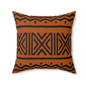 (2 Sets) - Mudcloth Pillow Covers Brown | African Design (MORE SIZES AVAILABLE)