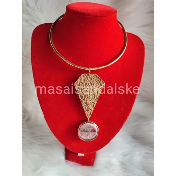 Collier en laiton africain, collier en laiton, collier tribal, collier Boho, collier élégant