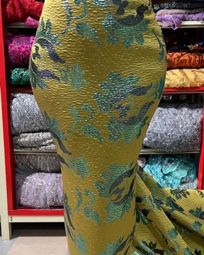 Damask for women, women lace fabric (5 yards )