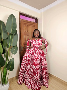 Off-Shoulder Maxi dress