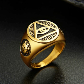 Custom Solid gold ring/18karat ring for men