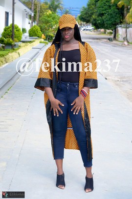 Kimono en wax écaille