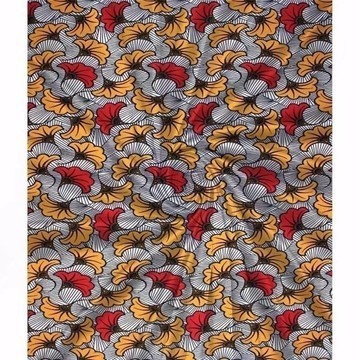 african wax fabric fluid silk fabric Pattern: wedding flower