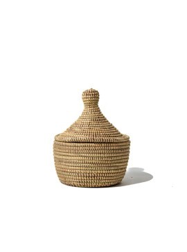Panier de rangement avec couvercle
