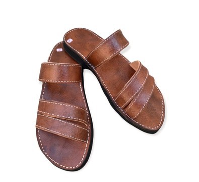 Men's sandal in genuine leather