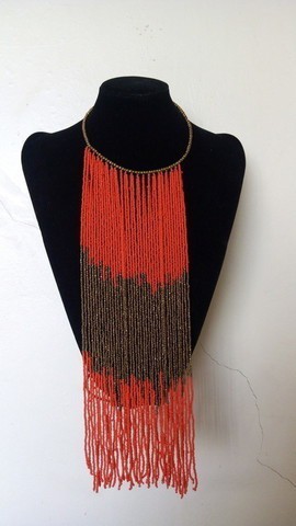 Collier de perles africain, collier de perles Masaï, cadeau de Noël pour elle