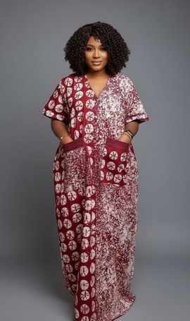 Elegant Women's African Print Kaftan - Timeless Style