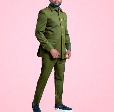 Men african suit kaftan African outfit, two piece men's suit jacket