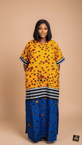 Oluwakemi Patchwork Kaftan