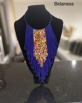 Beautiful all-pearl necklace South African style
