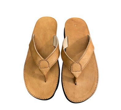 Sandale en vrai cuir Marron mode homme de très haute qualité