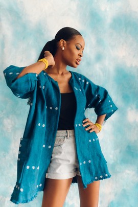 Super Bass Bogolan Cloak (Pre-Order)